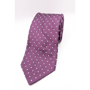 JOS A BANK Executive Collection Mens Silk Purple Diamond Pattern Necktie
